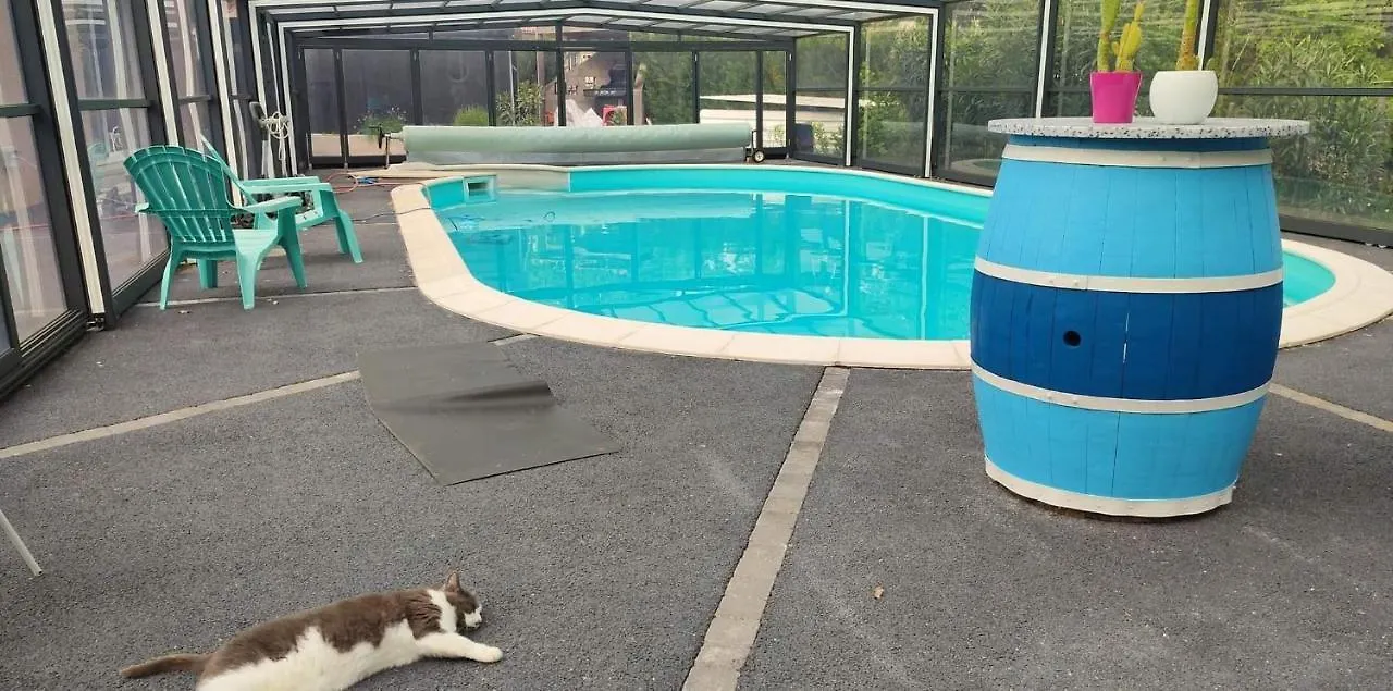 Vakantiehuis Maison Piscine Chauffee Puybegon